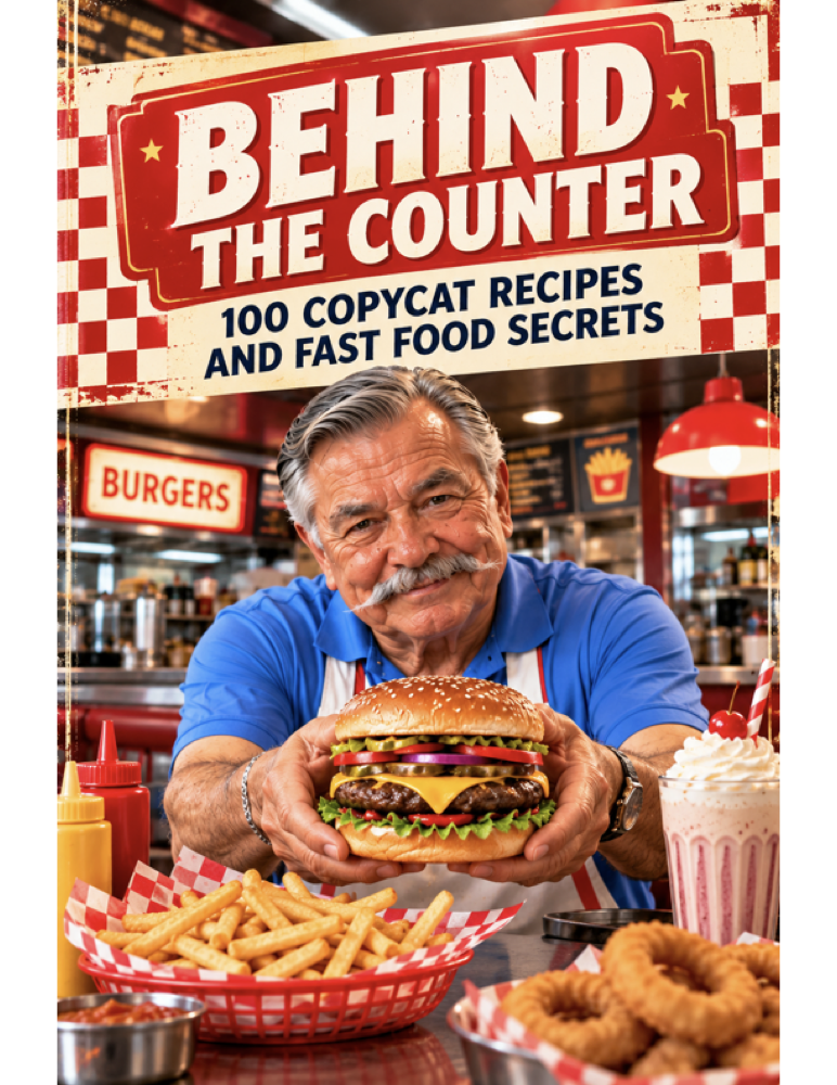 Cover of Behind the Counter: 100 Copycat Recipes and Fast Food Secrets